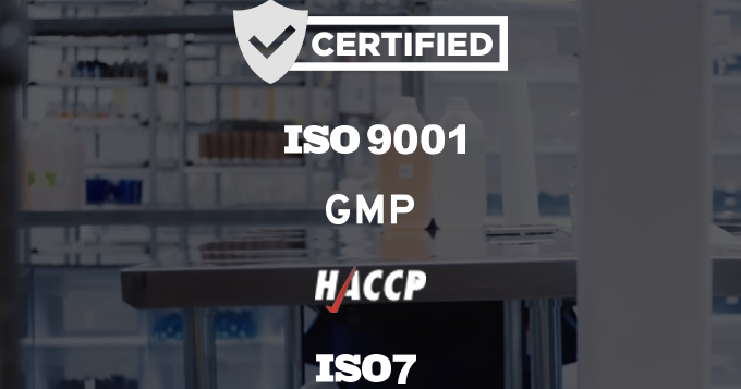 DashVapes is now ISO9001, GMP, and HACCP Certified